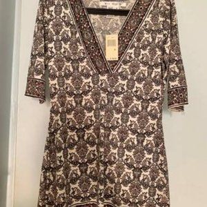 (NEW) VINTAGE Max Studio Brocade long tunic/mini dress